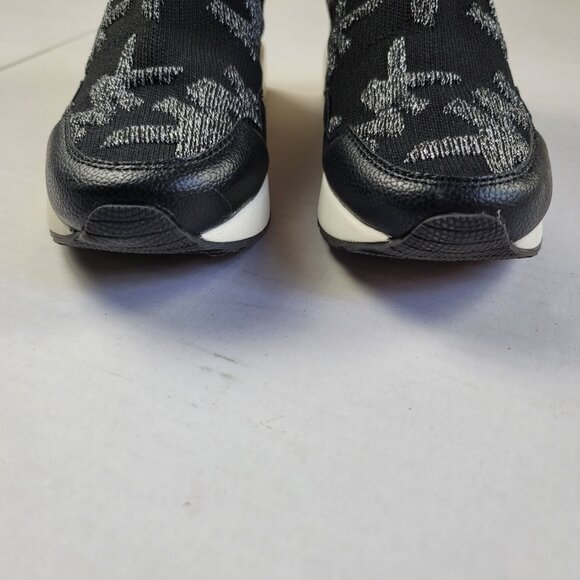 Michael Kors Neo Osker Wedges Boots Stylish MK Logo Ankle Booties for Girls - Picture 3 of 12